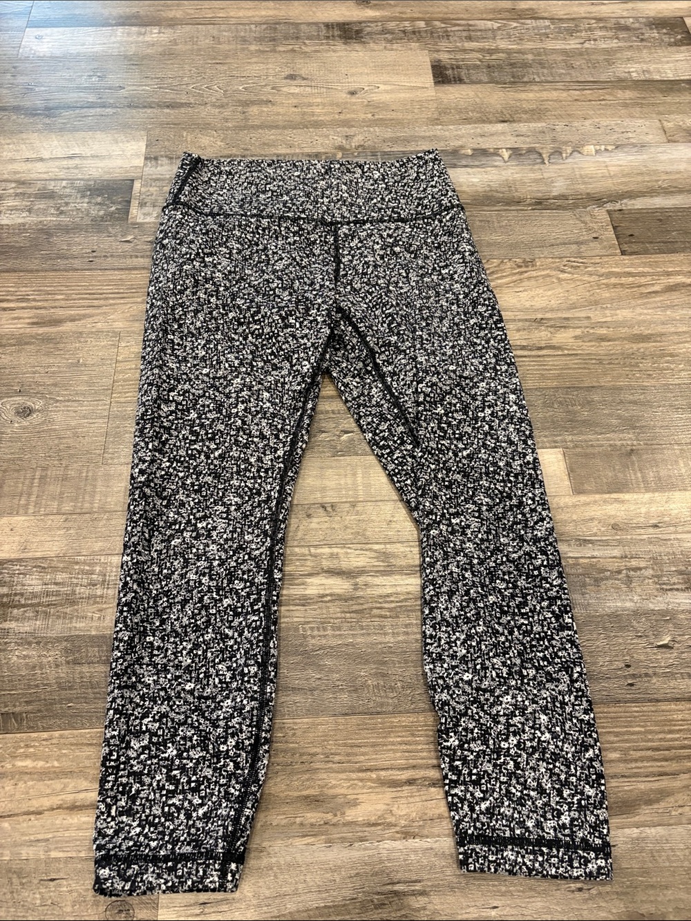 lululemon athletica Black & White Speckled Leggings